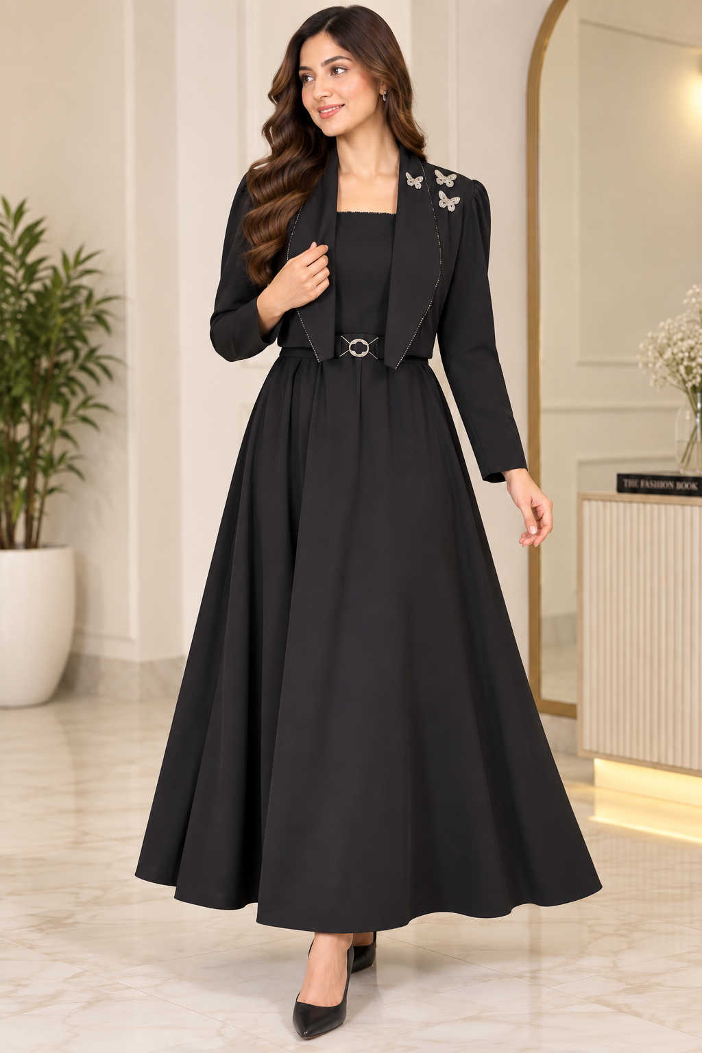 MIDNIGHT GRACE MAXI DRESS
