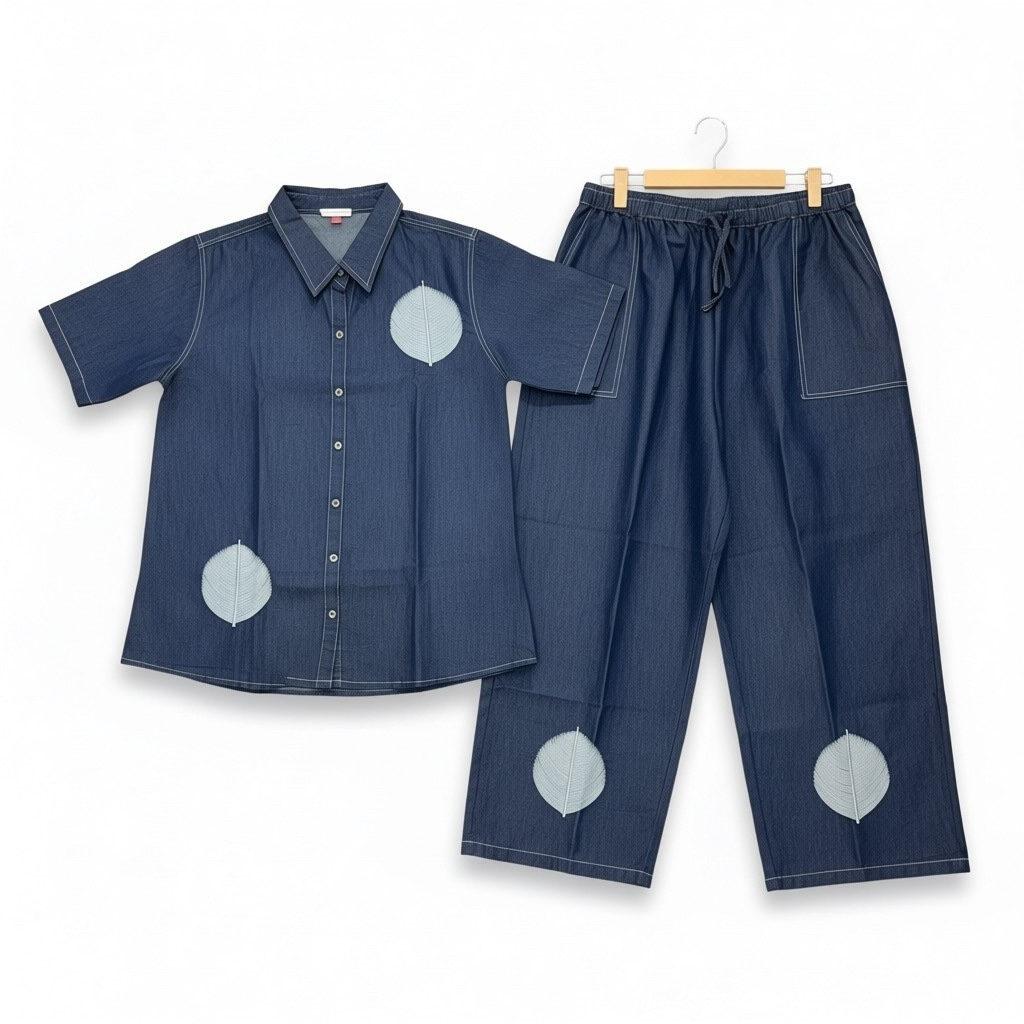 DENIM CORD SET KBMS7234-A