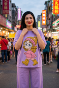 LAVENDER  IMP PATCHWORK TRAVEL SET