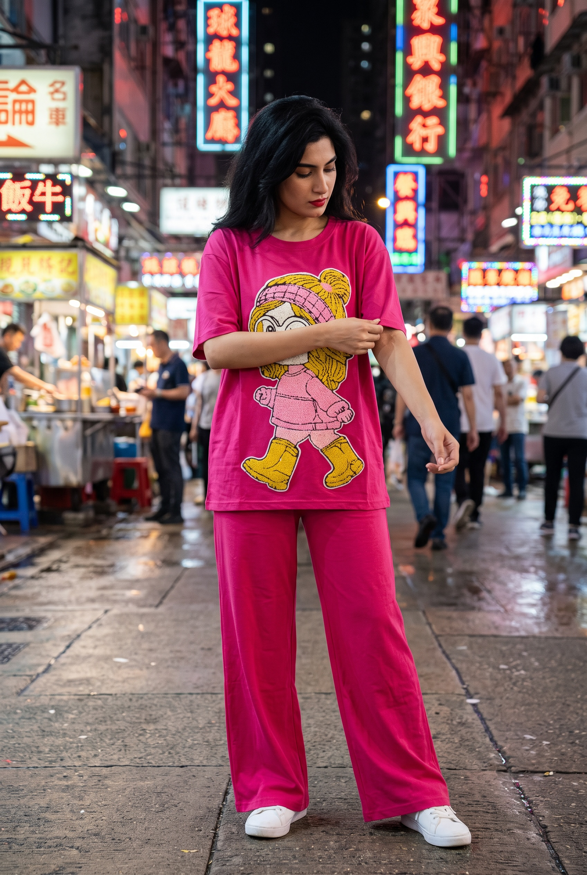 PINK IMP PATCHWORK TRAVEL SET